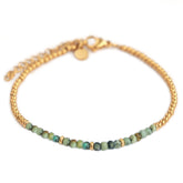Bracelet set Pastille green